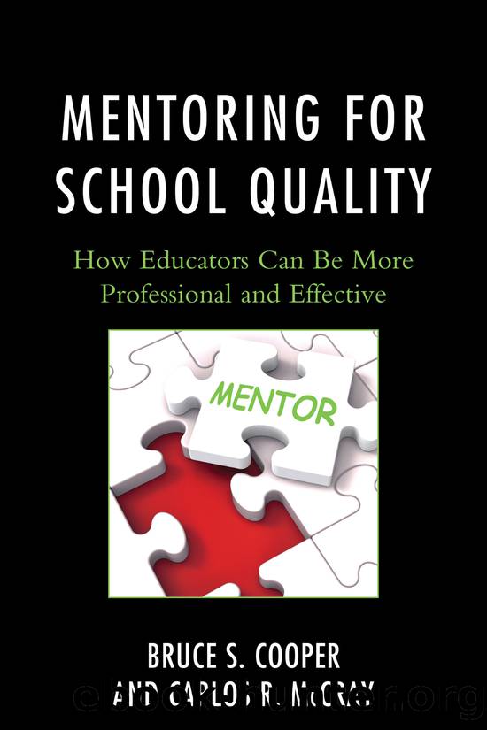 Mentoring for School Quality by Cooper Bruce S. ;McCray Carlos R.;