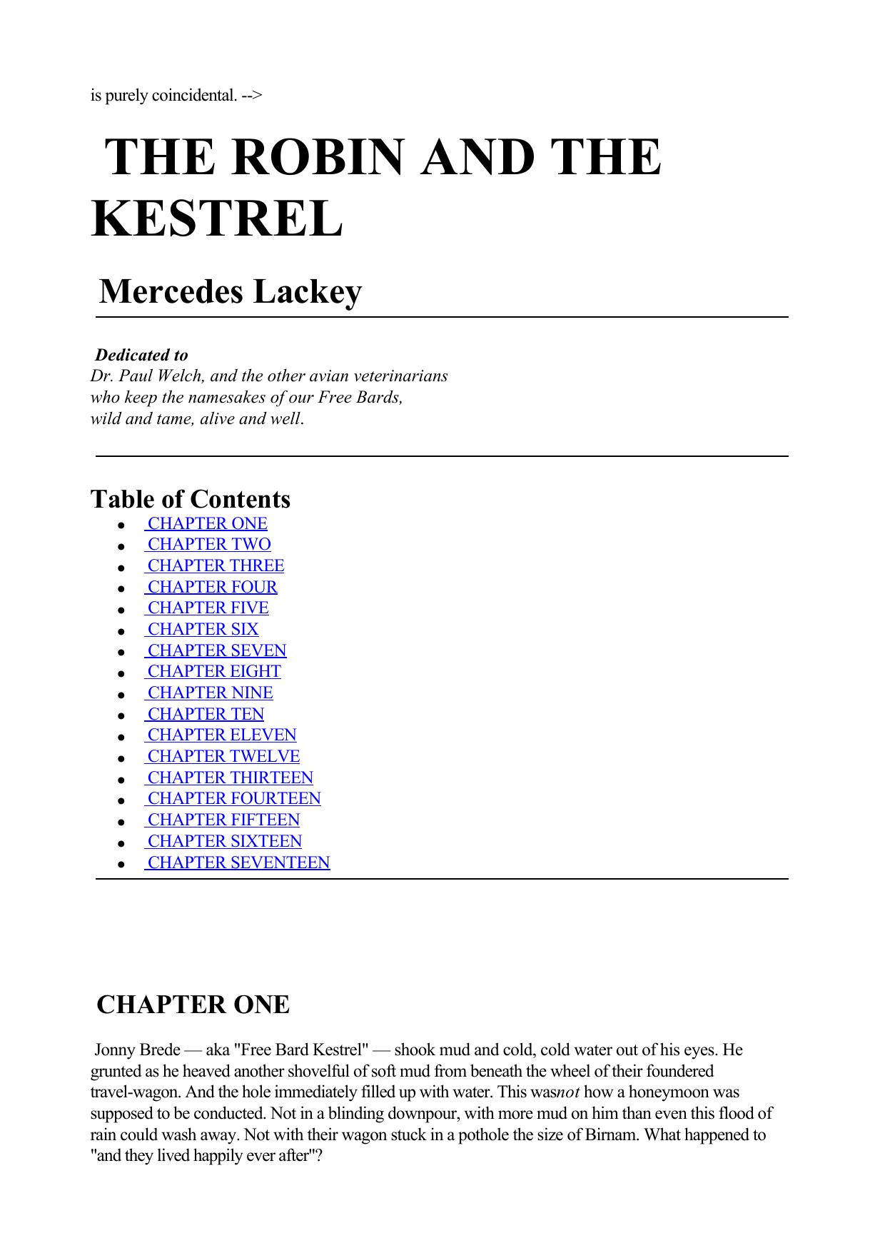 Mercedes Lackey - Bardic Voices 02 by Robin & the Kestrel