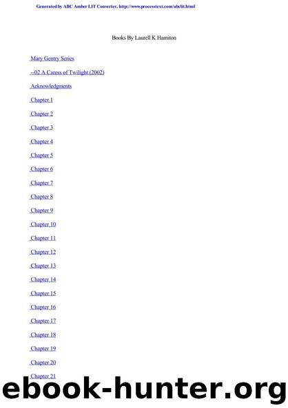 Meredith Gentry - 02 - A Caress of Twilight by Laurell K. Hamilton