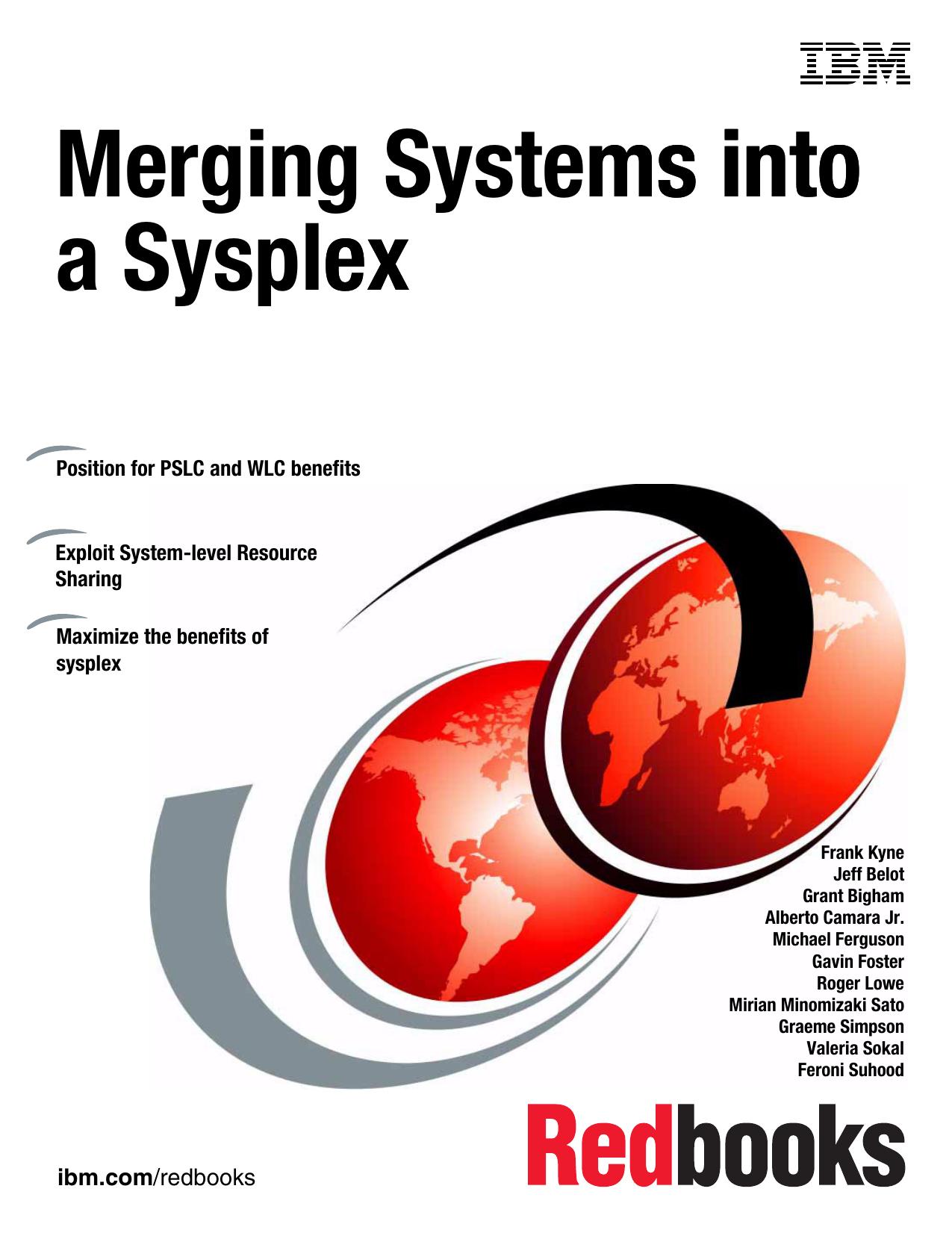 Merging Systems into a Sysplex by IBM Redbooks