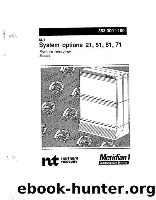 Meridian 1 Sys Options 21-51-61-71 Planning-Engineering by EZ Manuals