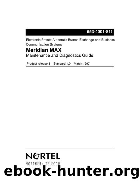 Meridian MAX: Maintenance and Diagnostics Guide by EZ Manuals