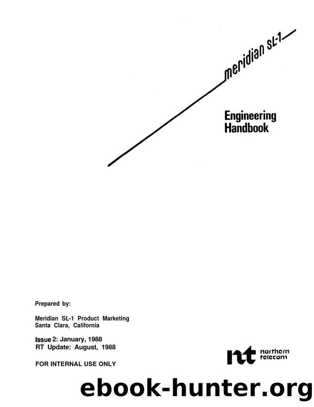 Meridian SL-1 ISN Engineering Handbook Issue 2 by EZ Manuals