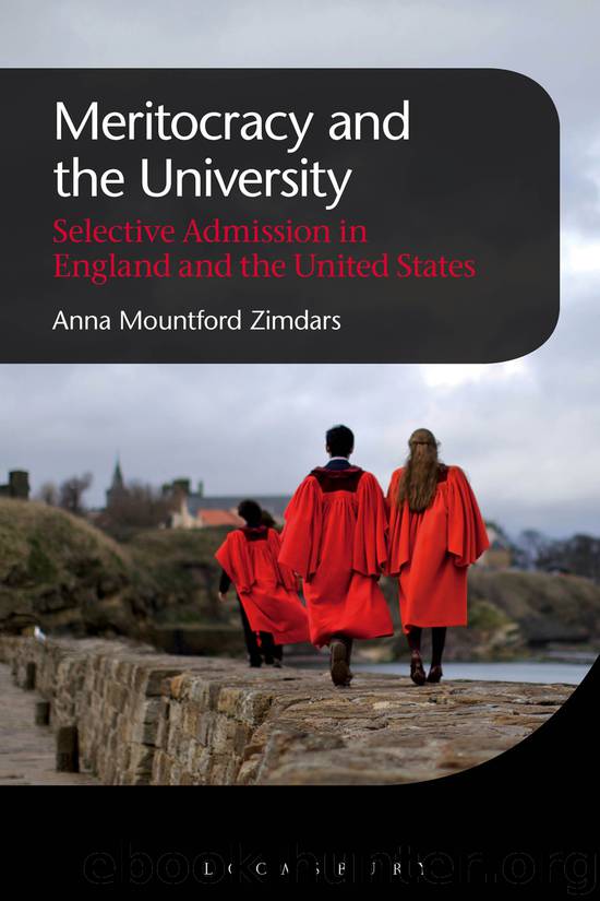 Meritocracy and the University by Mountford-Zimdars Anna