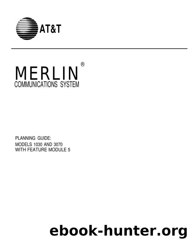 Merlin 1030 & 3070 with Feature Module 5 Planning Guide by EZ Manuals