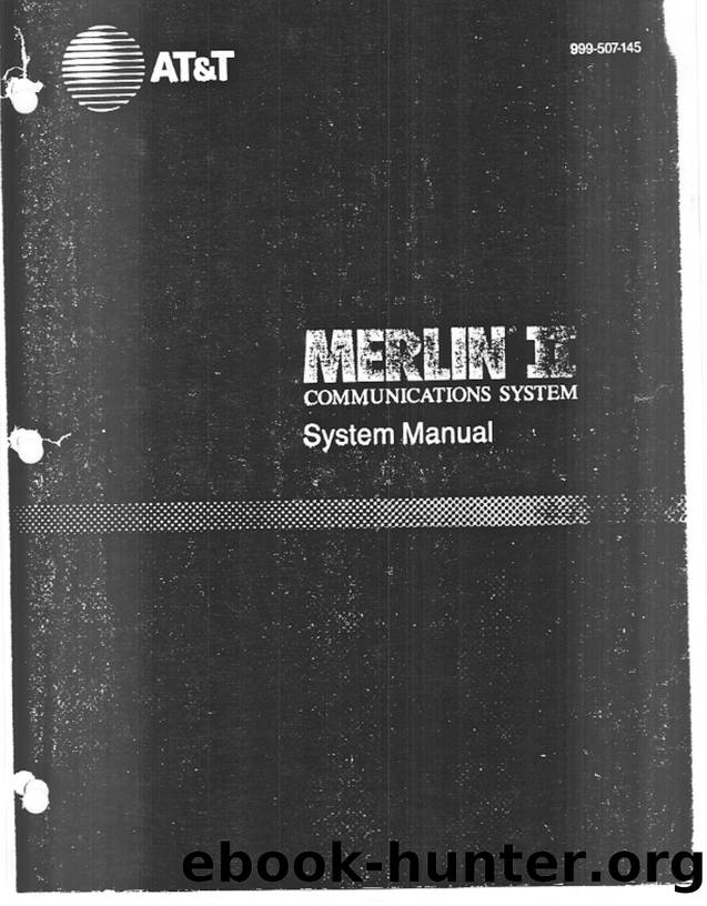 Merlin II Rel 1 & 2 System Manual by Unknown