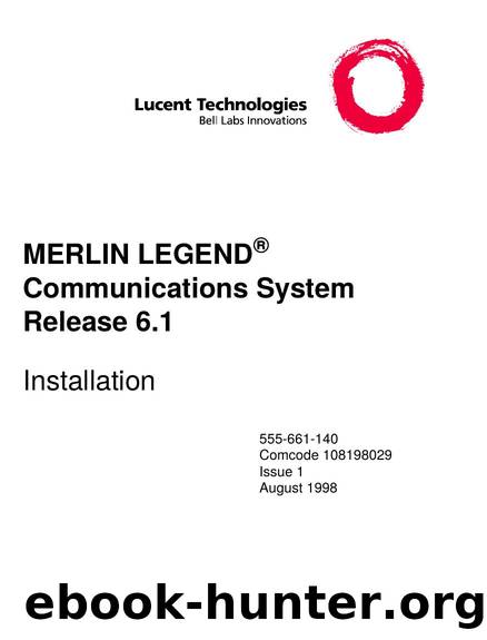 Merlin Legend R6-1 Installation by EZ Manuals