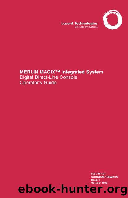 Merlin Magix Integrated System Digital Direct-Line Console Op by EZ Manuals