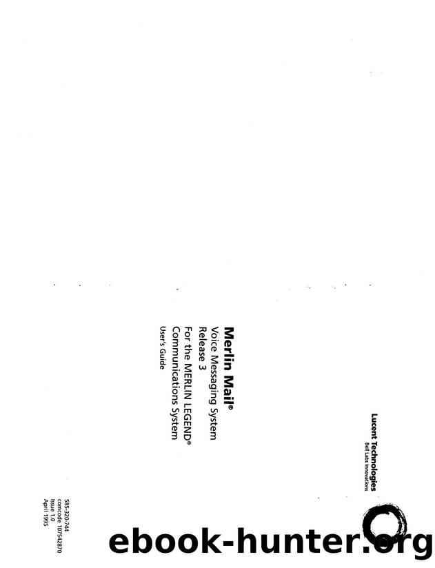 Merlin Mail VMS R 3 User Guide by EZ Manuals