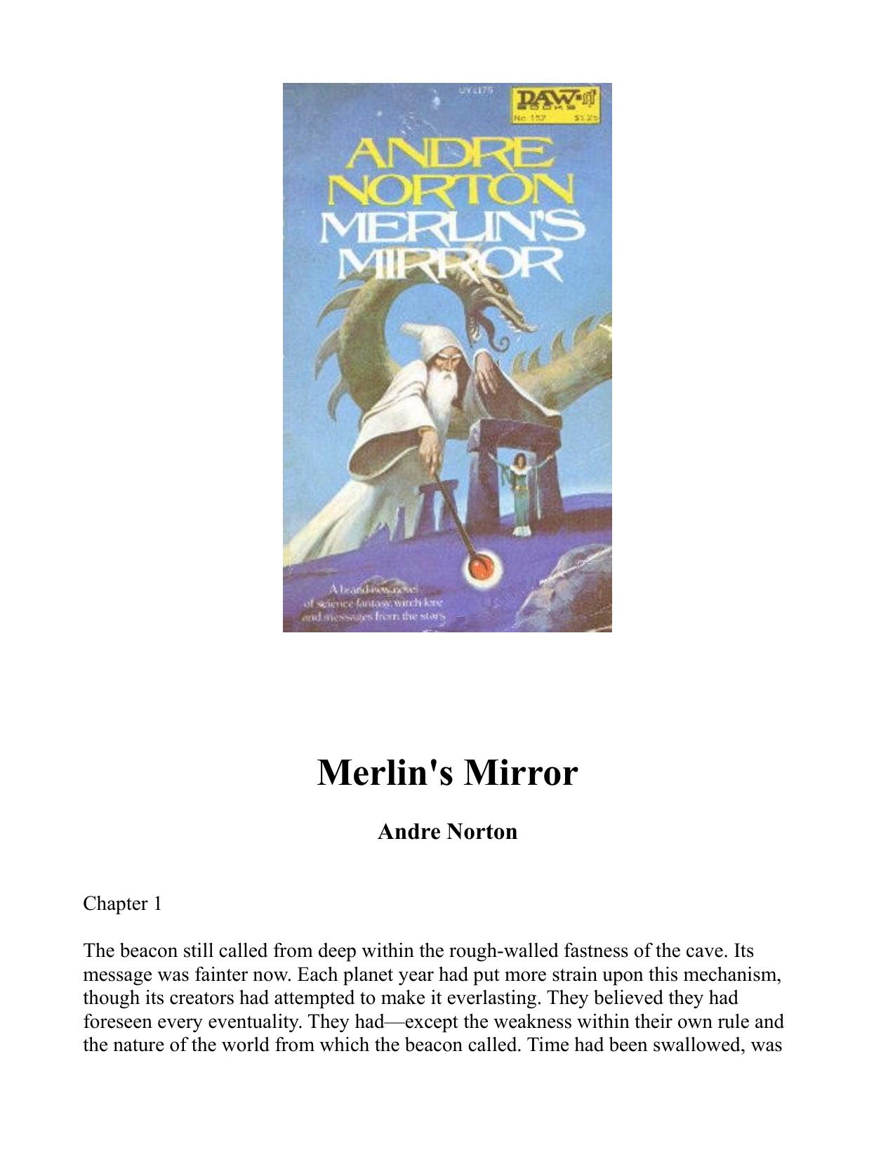 Merlin's Mirror by Andre Norton