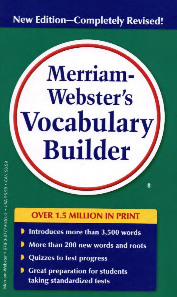 Merriam-Websterâs Vocabulary Builder | Perfect for prepping for SAT, ACT, TOEFL, & TOEIC by Merriam-Webster (editor)