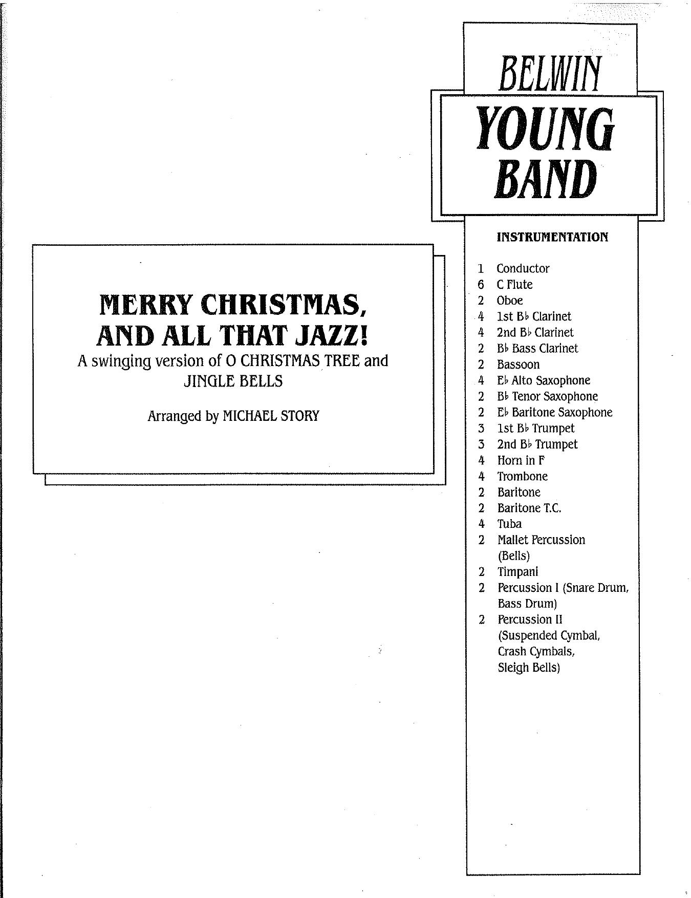 Merry Christmas, and all that jazz by Story Michael (arr.)