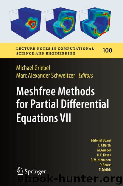 Meshfree Methods for Partial Differential Equations VII by Michael Griebel & Marc Alexander Schweitzer