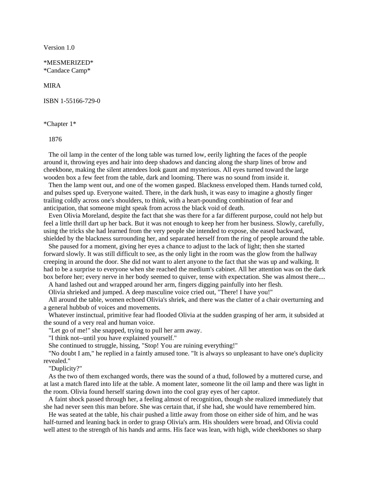 Mesmerized by Candace Camp