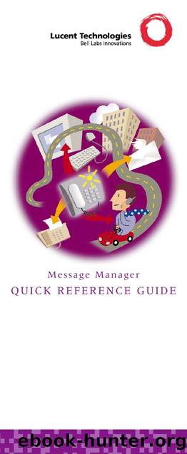 Message Manager Quick Reference Guide by EZ Manuals