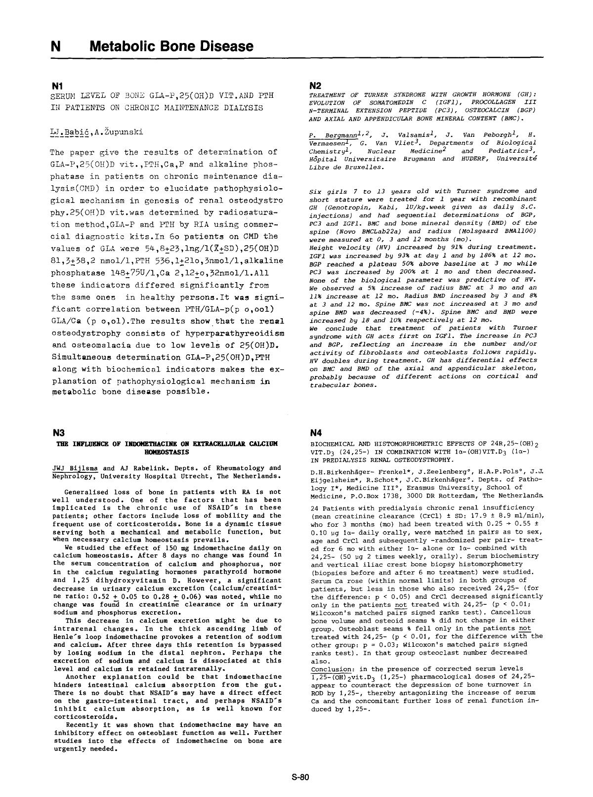 Metabolic bone disease by Unknown