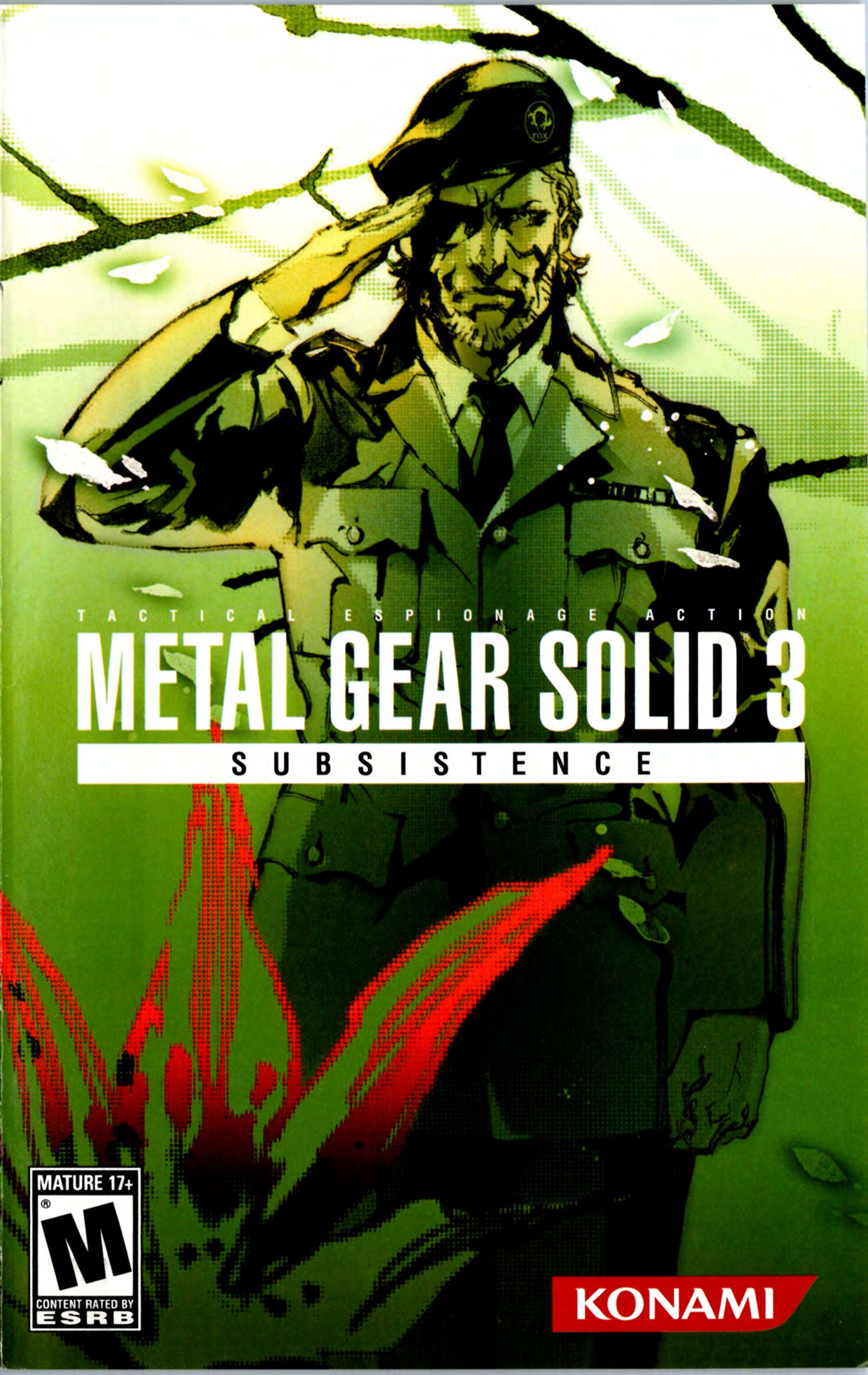 Metal Gear Solid 3- Subsistence (USA) by Jonathan Grimm