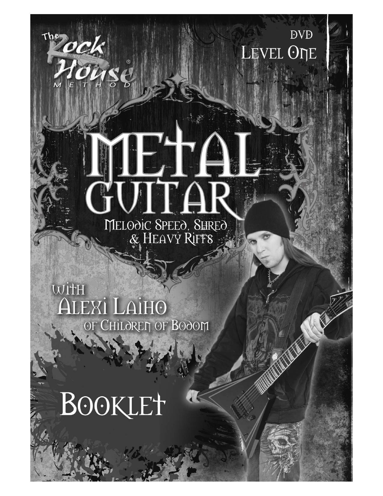 Metal Guitar Rock House Method 1 by Laiho Alexi