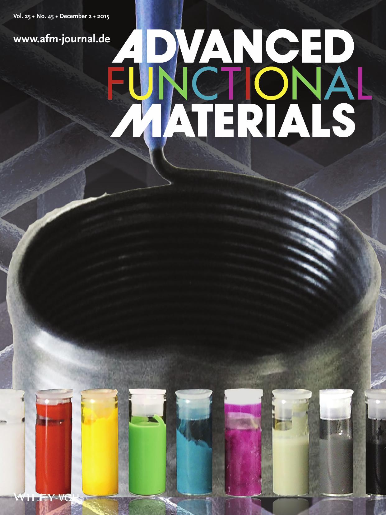 Metallic Printing: Metallic Architectures from 3D‐Printed Powder‐Based Liquid Inks (Adv. Funct. Mater. 45/2015) by Unknown