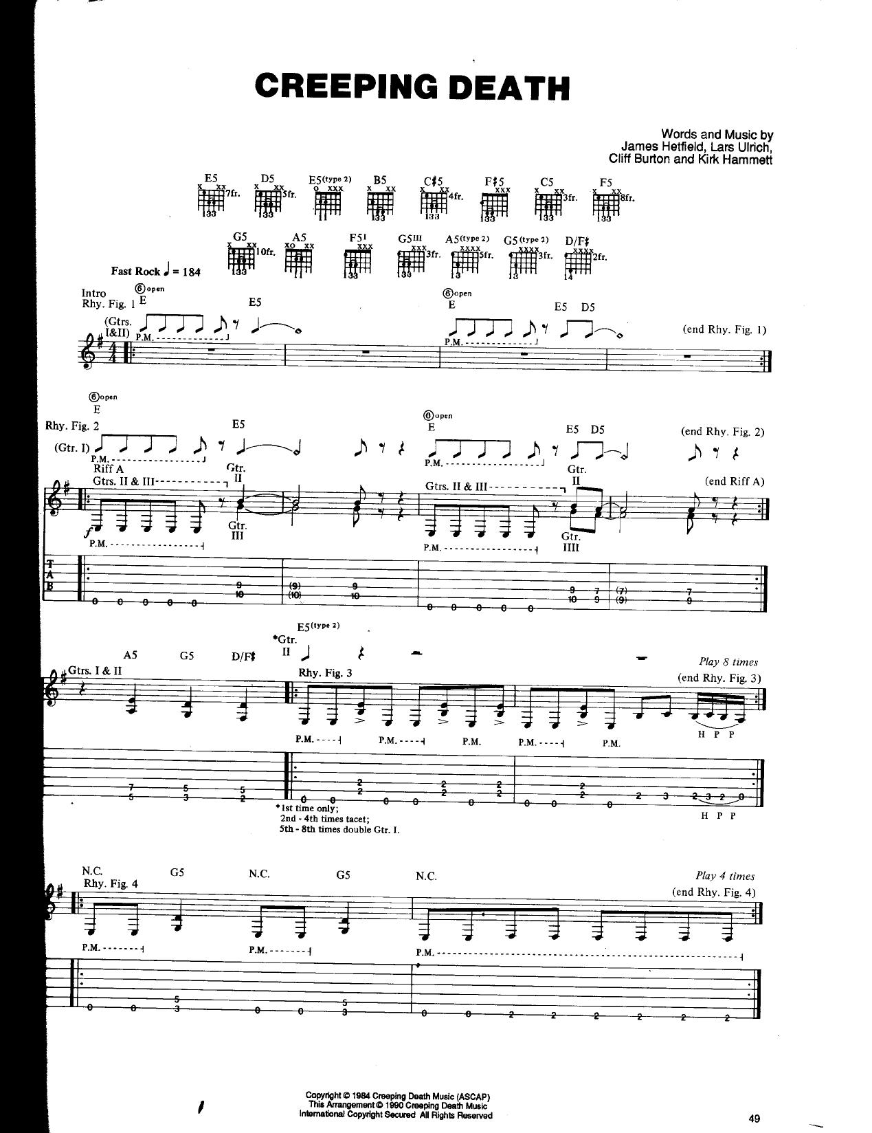 Metallica by Creeping Death