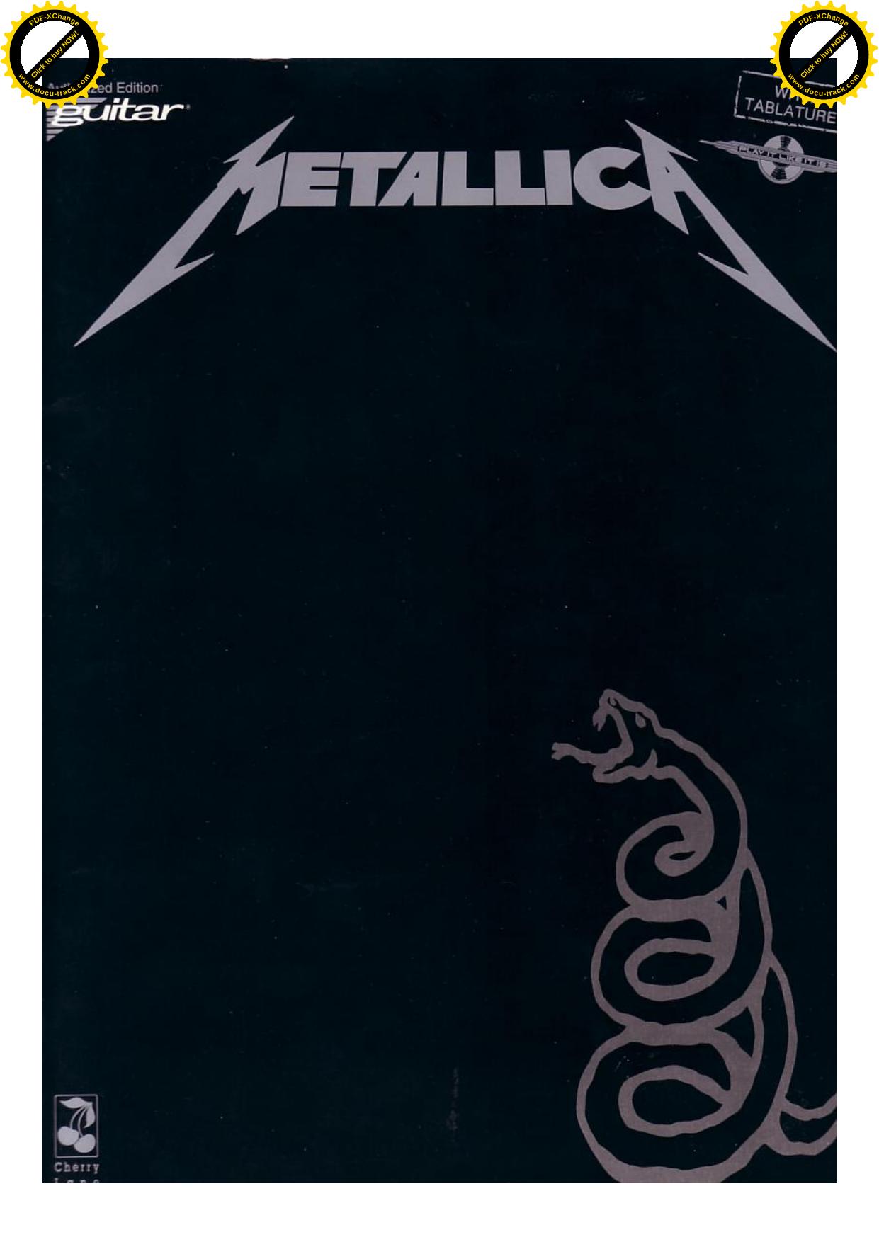 Metallica by Metallica