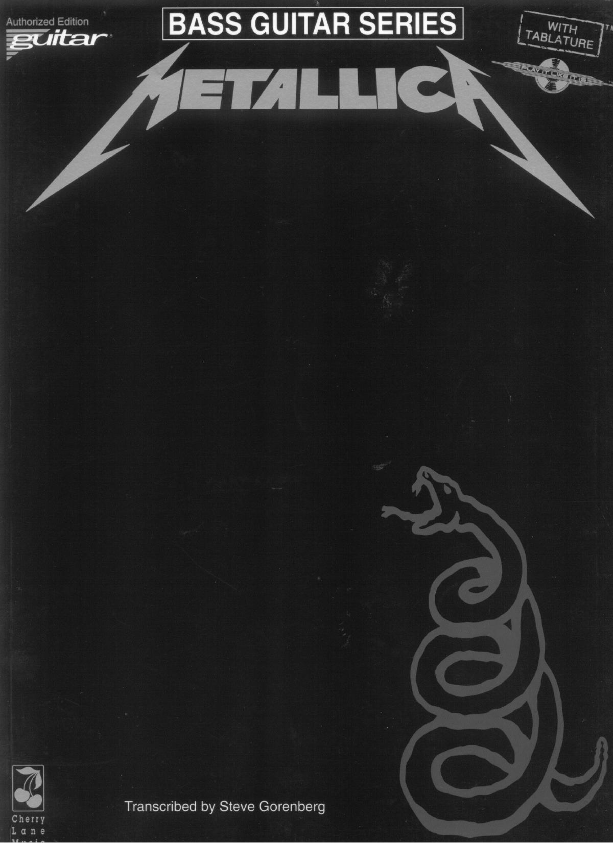 Metallica: The Black Album (bass guitar series) by Metallica