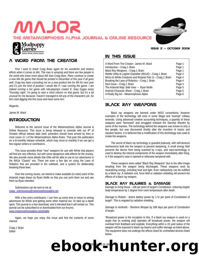 Metamorphosis Alpha Major Issue 2 by Unknown