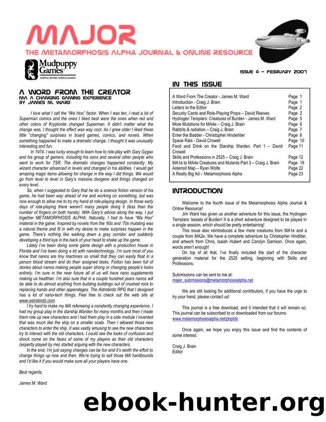 Metamorphosis Alpha Major Issue 4 by Unknown