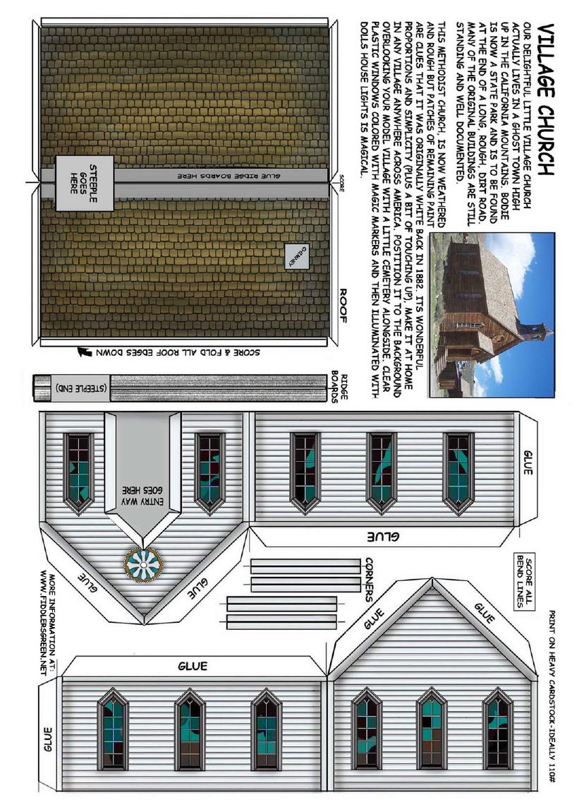Methodist Church Z Scale by Unknown