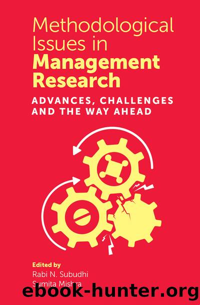 Methodological Issues in Management Research by Subudhi Rabi N.;Mishra Sumita;