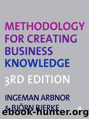 Methodology for Creating Business Knowledge by Arbnor Ingeman;Bjerke Bjorn; & Björn Bjerke