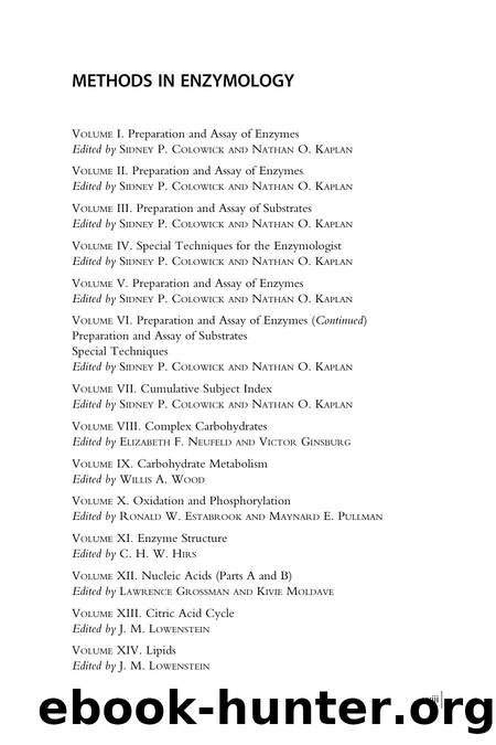 Methods in Enzymology by John Abelson