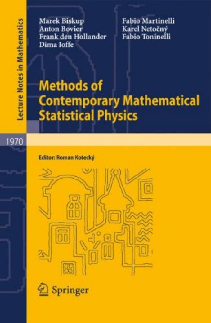Methods of Contemporary Mathematical Statistical Physics by unknow