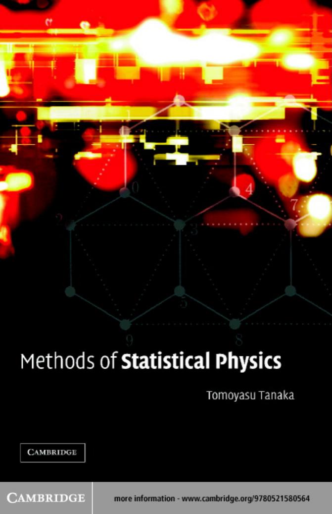 Methods of Statistical Physics by Tomoyasu Tanaka
