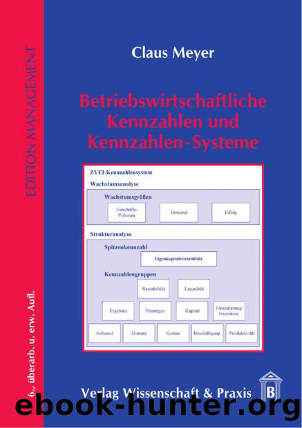 Meyer by Betriebswirtschaftliche Kennzahlen und Kennzahlen-Systeme (9783896445995)