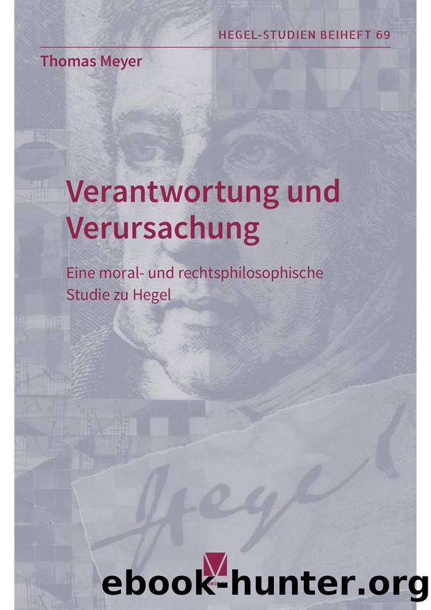 Meyer by Verantwortung und Verursachung (9783787337965)