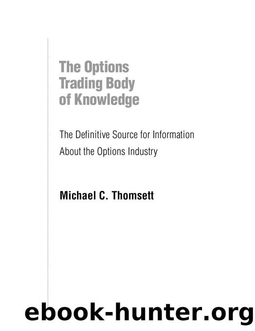 Michael C. Thomsett Option Strategies  Going Bull Or Bear In The Option Traders Market by Unknown