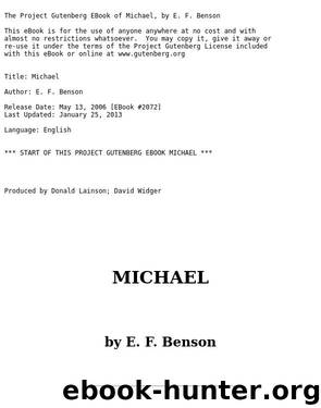 Michael by E. F. Benson
