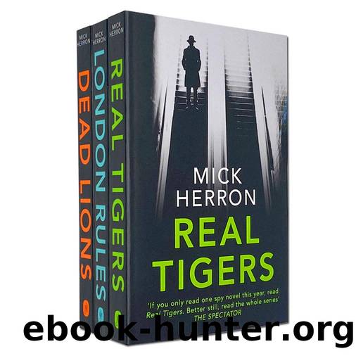 Mick Herron 3 Books Set Collection, Real Tigers, London Rules, Dead Lions by Herron Mick