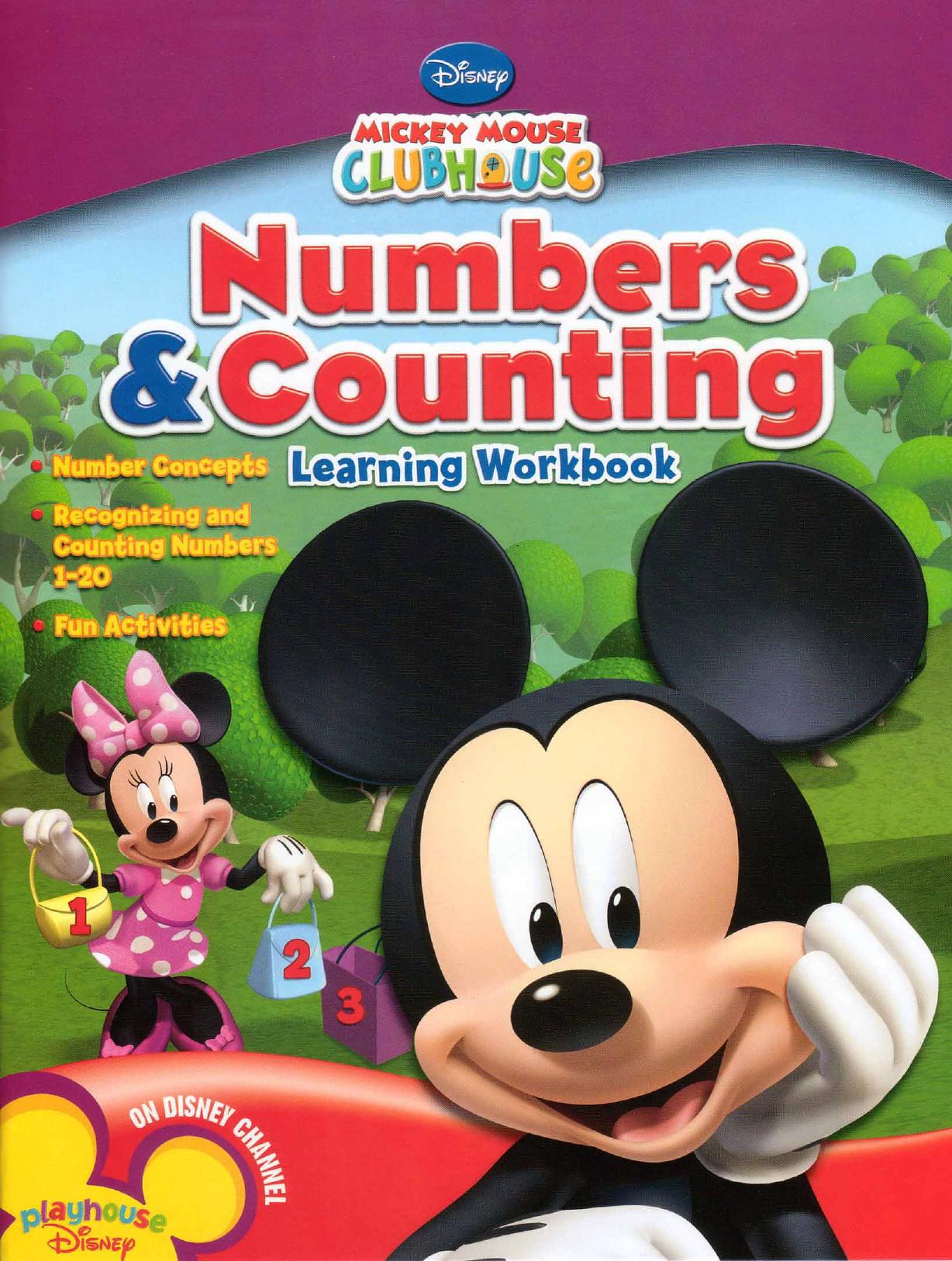 Mickey Mouse Clubhouse Numbers and Counting Workbook by Disney