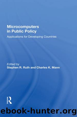 Microcomputers In Public Policy by Stephen R. Ruth