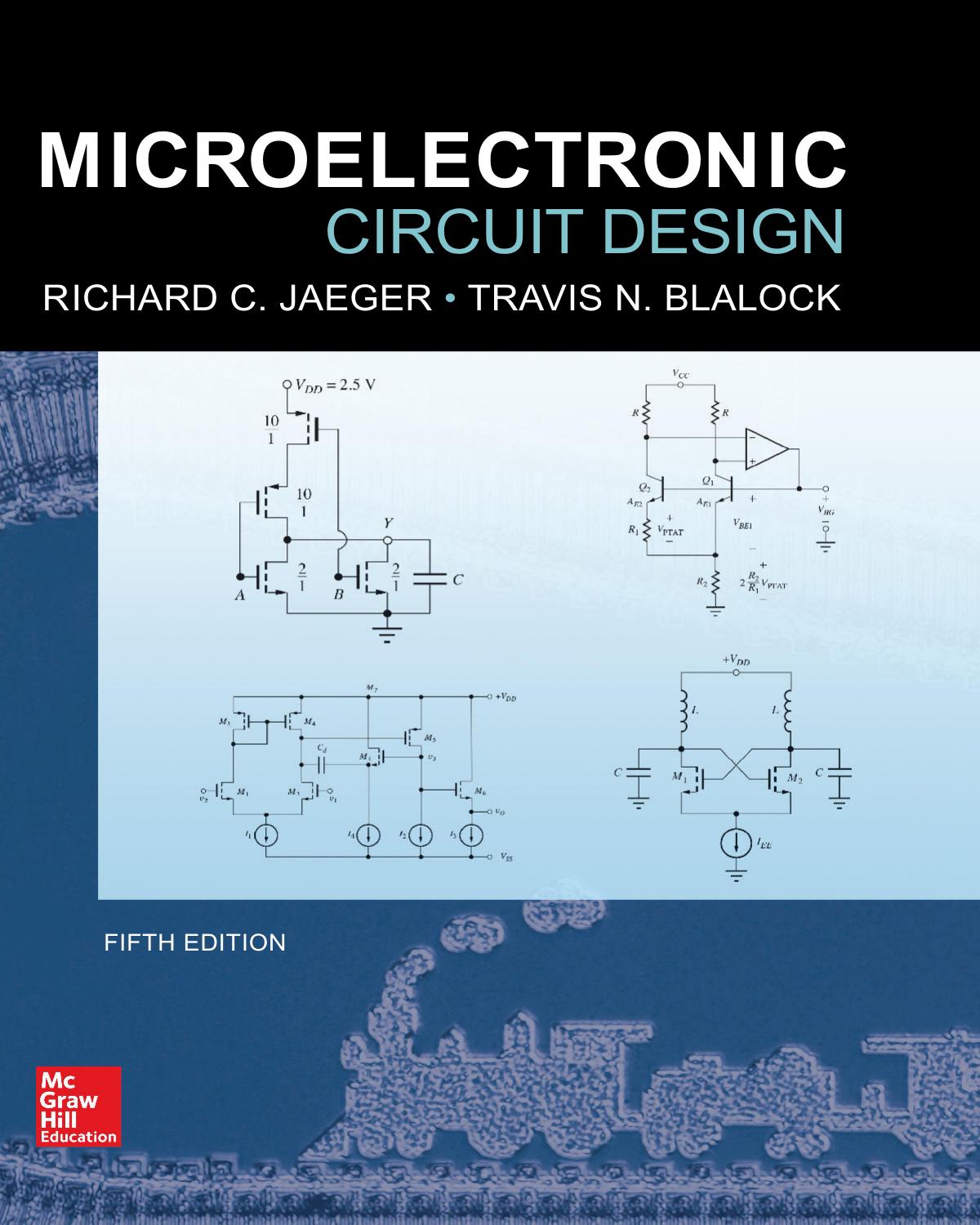 Microelectronic Circuit Design 5th Edition by Unknown