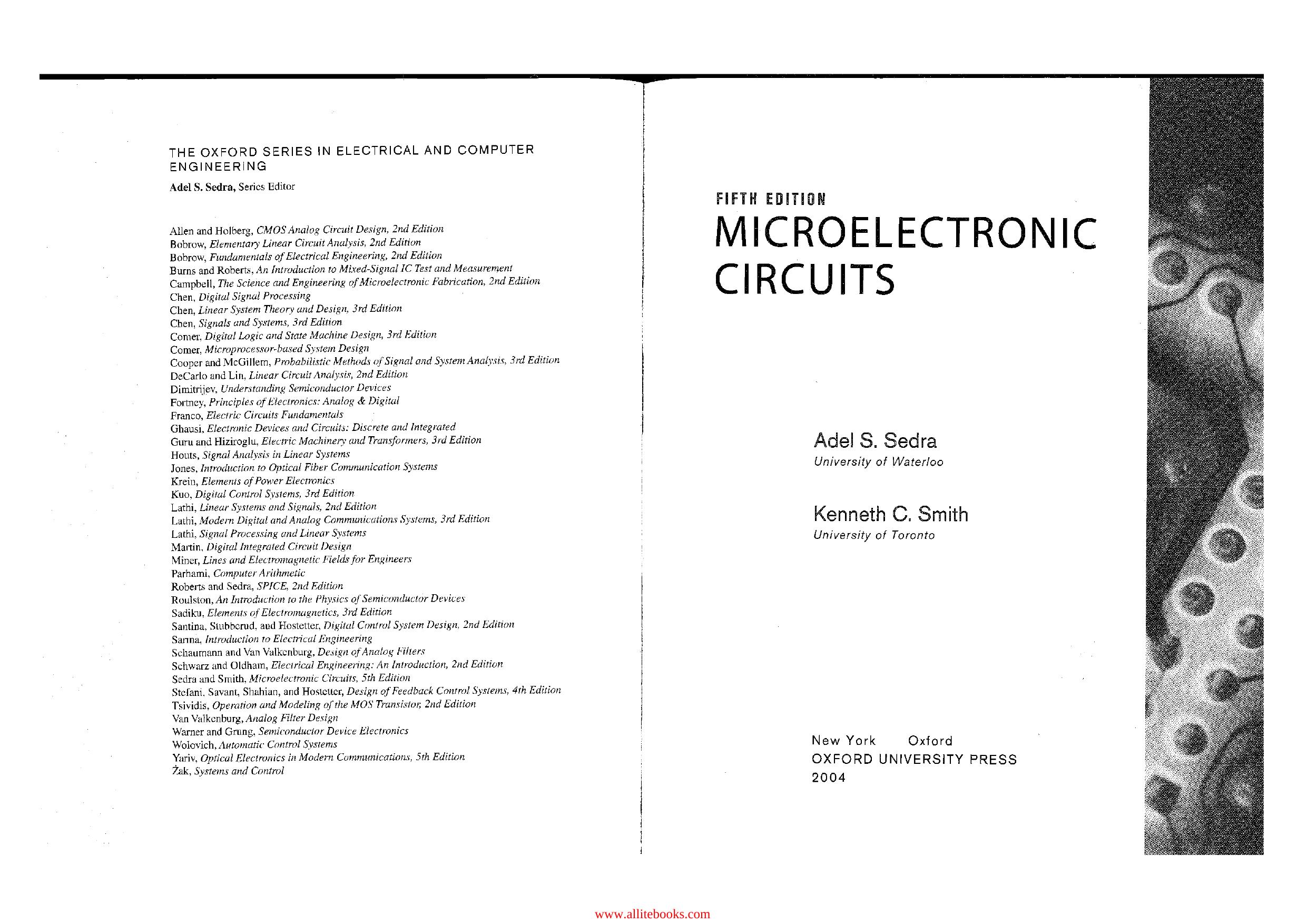 Microelectronic Circuits: Theory And Applications, 5th Edition by Unknow