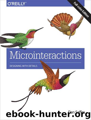 Microinteractions by Dan Saffer