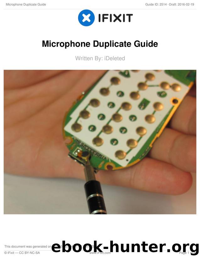 Microphone Duplicate Guide by Unknown