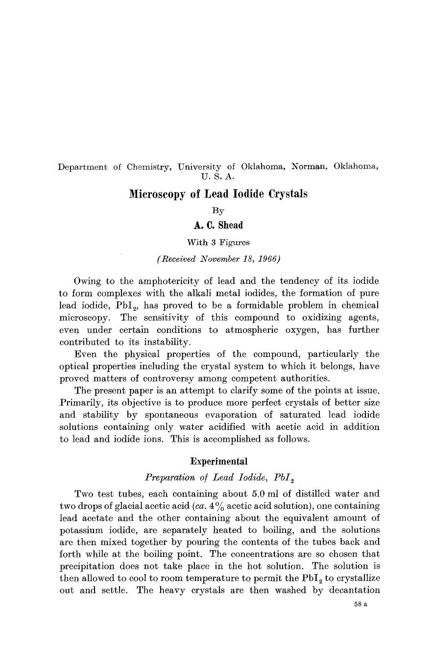 Microscopy of lead iodide crystals by Unknown