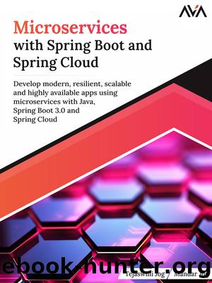 Microservices with Spring Boot and Spring Cloud: Develop modern, resilient, scalable and highly available apps using microservices with Java, Spring Boot 3.0 and Spring Cloud by Tejaswini Jog & Mandar Jog