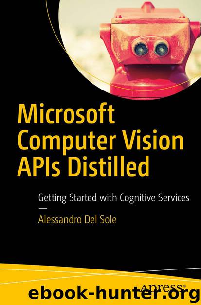 Microsoft Computer Vision APIs Distilled by Alessandro Del Sole