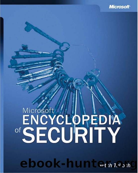 Microsoft Encyclopedia of Security eBook by barbaran