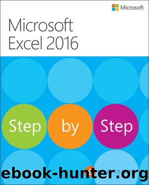 Microsoft Excel 2016 Step by Step by Frye Curtis